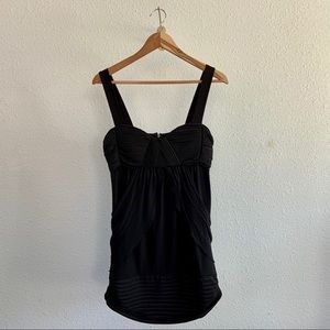 Mini Bubble Style Black Dress